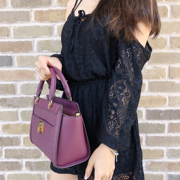 Gaby’sBags👜💕- Michael Kors SM Satchel Purple - Picture 5 of 8